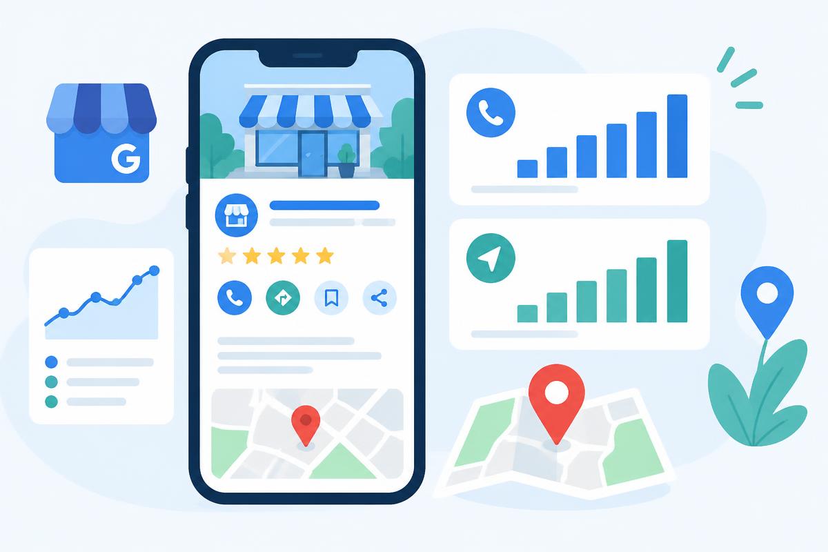 Google Business Profile report illustration